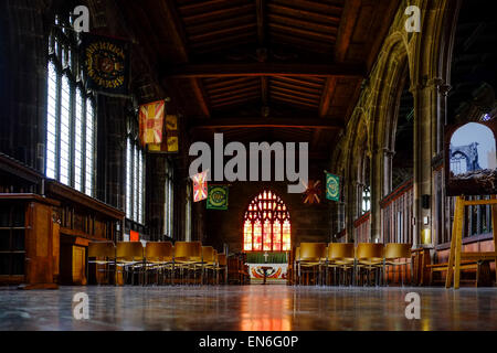 Manchester Kathedrale Feuer Fenster Stockfoto