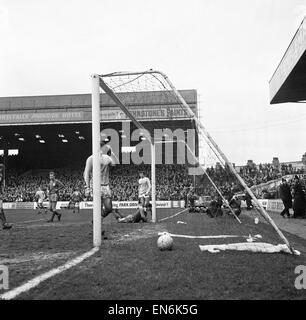 Manchester City FC Fulham 5-1 1968 Liga Kampagne 16.03.1968 Stockfoto