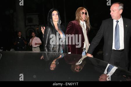 Prominente gesehen Teilnehmer der Casamigos-Tequila-Party.  Mitwirkende: Cindy Crawford, Rande Gerber wo: Los Angeles, California, Vereinigte Staaten von Amerika bei: 25. Oktober 2014 Stockfoto