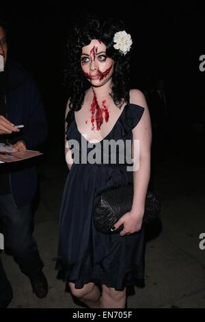 Prominente gesehen Teilnehmer der Casamigos-Tequila-Party.  Mitwirkende: Michelle Trachtenberg Where: Los Angeles, California, Vereinigte Staaten von Amerika bei: 25. Oktober 2014 Stockfoto