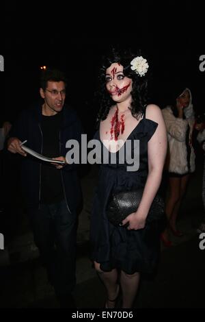 Prominente gesehen Teilnehmer der Casamigos-Tequila-Party.  Mitwirkende: Michelle Trachtenberg Where: Los Angeles, California, Vereinigte Staaten von Amerika bei: 25. Oktober 2014 Stockfoto