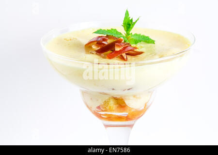 Leckere Dessert - Mousse Stockfoto