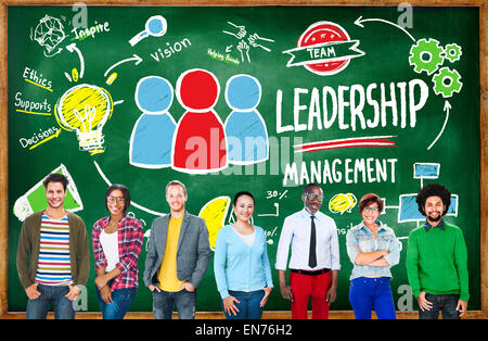 Diversity lockeren Leuten Leadership Management Variation Team-Konzept Stockfoto