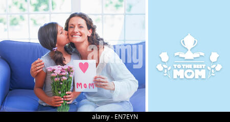 Zusammengesetztes Bild der Mütter Tag Gruß Stockfoto