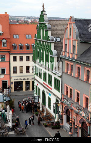 Weimarer Stadthaus, Markt Stockfoto