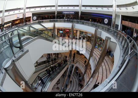 Cabot Square Shopping centre Stockfoto