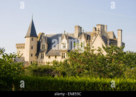 Chateau de Montsoreau, im französischen Loiretal Stockfoto