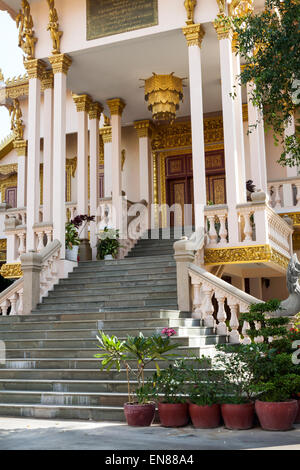Wat Langka - schönen buddhistischen Tempel in Phnom Penh, Kambodscha, Asien. Stockfoto