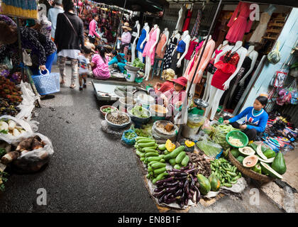 Der zentrale Altmarkt in Phnom Penh, Kambodscha, Asien. Stockfoto