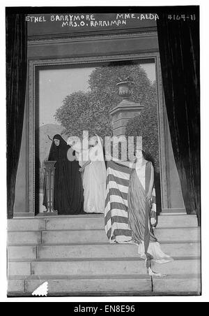 Ethel Barrymore, Mme Alda, Frau O Harriman Stockfoto
