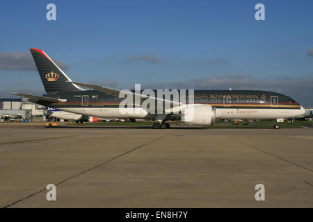 Royal jordanian 787 dreamliner Stockfoto