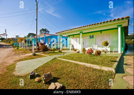 Karibik, West Indies, Republik Kuba, Provinz Pinar del R'o, Vi-Ales-Tal (Valle de Vi-Ales), Vinales, Jan 2015 Horizonta Stockfoto