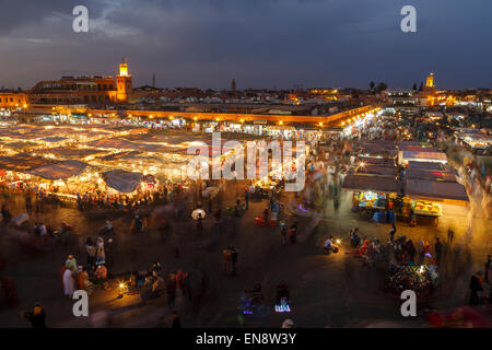 Jemma el Fna Platz. Marrakesch. Marokko Stockfoto