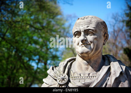 Vespasian - Titus Flavius Vespasianus Stockfoto