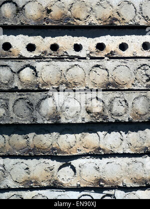 Stapel von Betonplatten Stockfoto