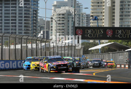 V8 Supercar Meisterschaft mit: Jamie Whincup Where: Gold Coast, Australien bei: 26. Oktober 2014 Stockfoto