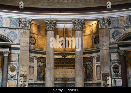 Umberto i. von Italien (1844-1900). König von Italien. Grab. Pantheon. Rom. Italien. Stockfoto