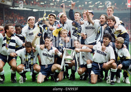 Tottenham Hotspur V Nottingham Forest, FA-Cup-Finale im Wembley-Stadion. 18. Matte 1991. Endstand: Tottenham Hotspur 2: 1-Nottingham Forest n. Stockfoto