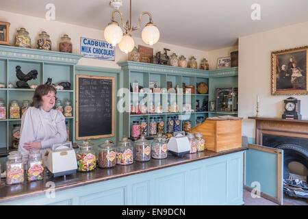 England, Shropshire, Blists Hill viktorianischen Stadt, Konditorei Stockfoto