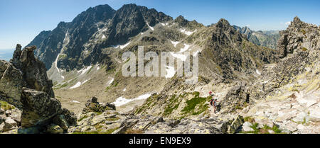 Vychodna Vysoka, Vysoke Tatry, Slowakei, an einem sonnigen Sommertag Stockfoto