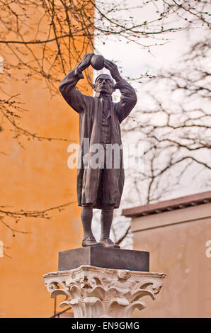 Djurgarden, Stockholm - Carl Milles (1875-1955) Statue of Carl Wilhelm Scheele (1912), Apotheker und Chemiker des 18. Jahrhunderts " Stockfoto