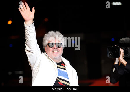 Pedro Almodóvar (2014/10/19). Stockfoto