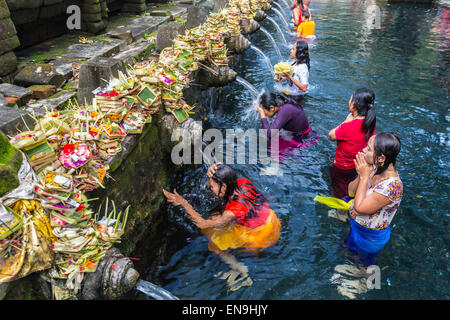 Hindu reinigende Bali Stockfoto