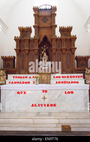 Kuba Trinidad Plaza Mayor Iglesia Parroquial De La Santisima Kirche der Heiligen Dreifaltigkeit Ende des 19. Jahrhunderts verzierten gotischen Kapelle Stockfoto