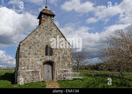 St. Martins Kirche fifield bavant in Wiltshire Stockfoto