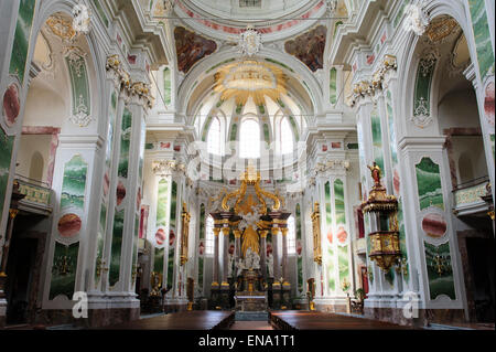 An Innen, Mannheim, Baden-Württemberg, Deutschland | Jesuitenkirche Mannheim, Baden-Württemberg, Deutschland Stockfoto