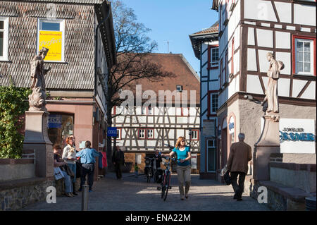 Altstadt, Bensheim, Bergstraße, Hessen, Deutschland | Altstadt, Bensheim, Bergstraße, Hessen, Deutschland Stockfoto