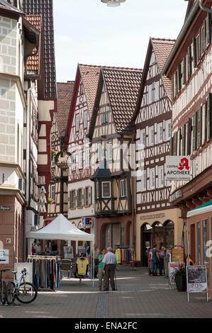 Altstadt Mosbach, Odenwald, Baden-Württemberg, Deutschland | Altstadt Mosbach, Odenwald, Baden-Württemberg, Deutschland Stockfoto