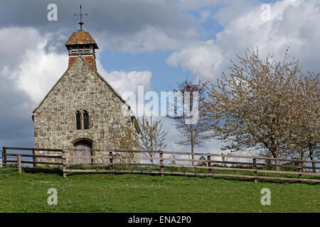 St. Martins Kirche fifield bavant in Wiltshire Stockfoto