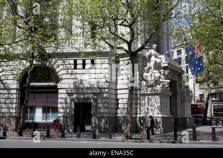 Exterieur des Australia House, die australische High Commission auf dem Strang in Aldwych, Zentrum von London. Stockfoto