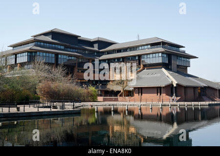 Cardiff County Council Building Büros Stockfoto