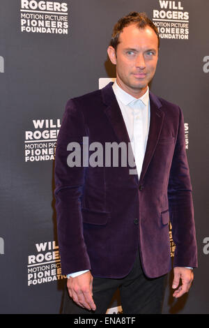 Schauspieler Jude Law besucht Pionier Abendessen während 2015 CinemaCon im Caesars Palace in Las Vega Stockfoto