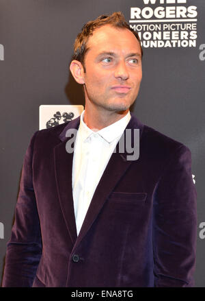 Schauspieler Jude Law besucht Pionier Abendessen während 2015 CinemaCon im Caesars Palace in Las Vega Stockfoto