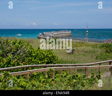 Sebastian Inlet State Park in Florida - Brevard und Indian River County Stockfoto