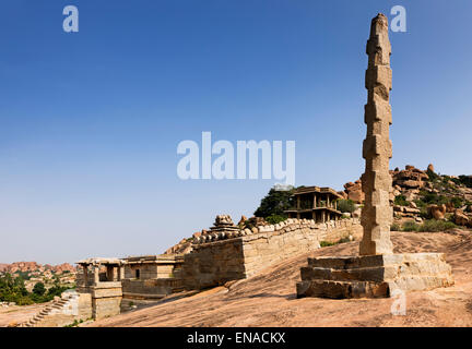 Narasimha Tempel, Hampi. Stockfoto