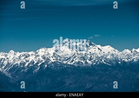 Sicherlich habe ich verpasst Everest auf dieser Reise aber unser Pilot war großzügig genug, um flog nahe genug, um ihm,,, für Abschied... Stockfoto