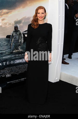 PARAMOUNT PICTURES präsentieren der LOS-ANGELES-PREMIERE von "INTERSTELLAR" mit: Jessica Chastain Where: Hollywood, Kalifornien, Vereinigte Staaten, wann: 26. Oktober 2014 Stockfoto