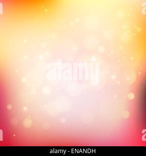 Vector Illustration abstrakt Urlaub hellen Hintergrund mit bokeh Stock Vektor