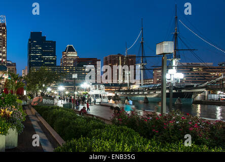 Inner Harbor in Baltimore, Maryland, USA Stockfoto