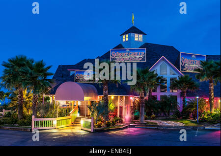 Sunset Grill Restaurant, Ente, Outer Banks, North Carolina, USA. Stockfoto