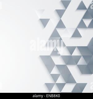 Vektor abstrakten geometrischen Hintergrund mit Dreieck Formen Stock Vektor