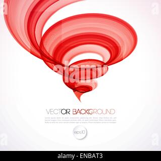 Vektor abstrakte Twist Wellen Hintergrund. Template-Broschüre design Stock Vektor