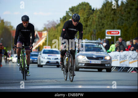 Viborg, Dänemark. 1. Mai 2015. Internationalen Radsport Rennen (UCI 1.2) Credit: Brian Bjeldbak/Alamy Live-Nachrichten Stockfoto