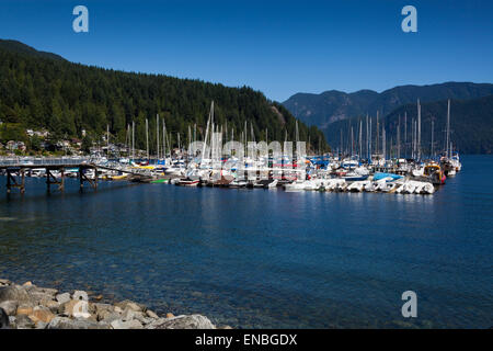 Deep Cove Harbour - Britisch-Kolumbien, Kanada Stockfoto