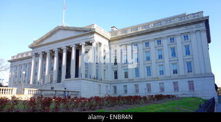 Das US-Finanzministerium Gebäude in Washington DC Stockfoto