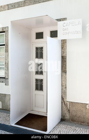 Kapelle der Konfessionen Eingang in Sao Bento da Porta aberta Heiligtum. Papst gefördert das Heiligtum Kirche Basilika Stockfoto